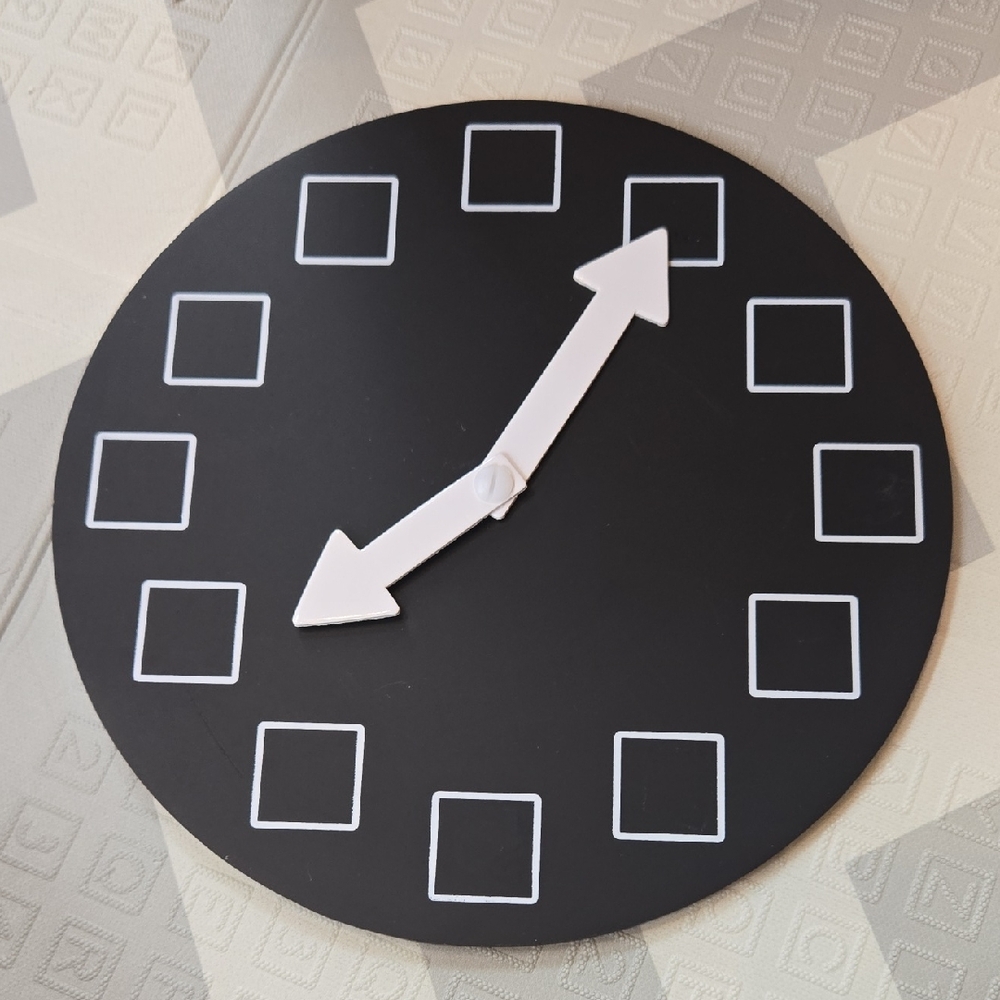 Learning Clock- Fill In Numbers With Chalk